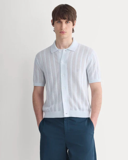 Textured Knit Resort Shirt