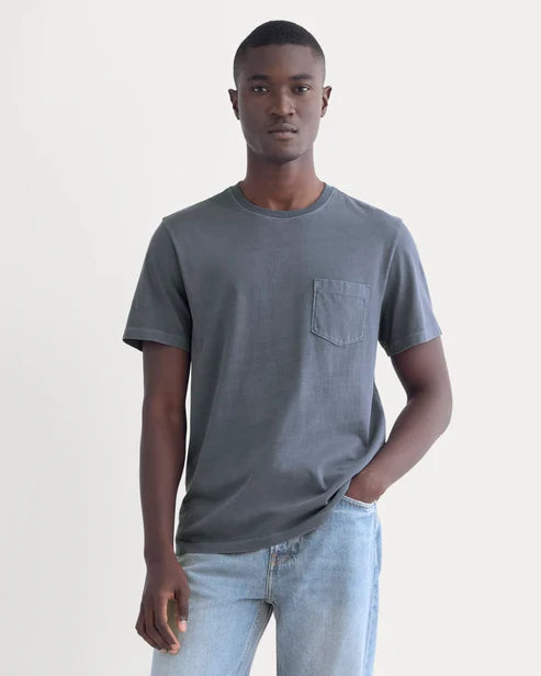 The Essential Organic Garment-Dyed Crew
