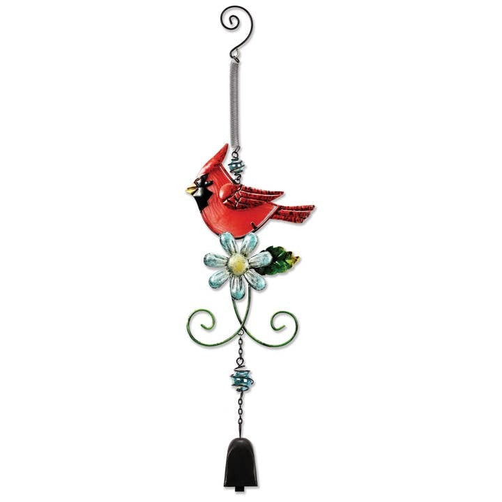 Cardinal Metal and Glass Red Bouncy Mobile