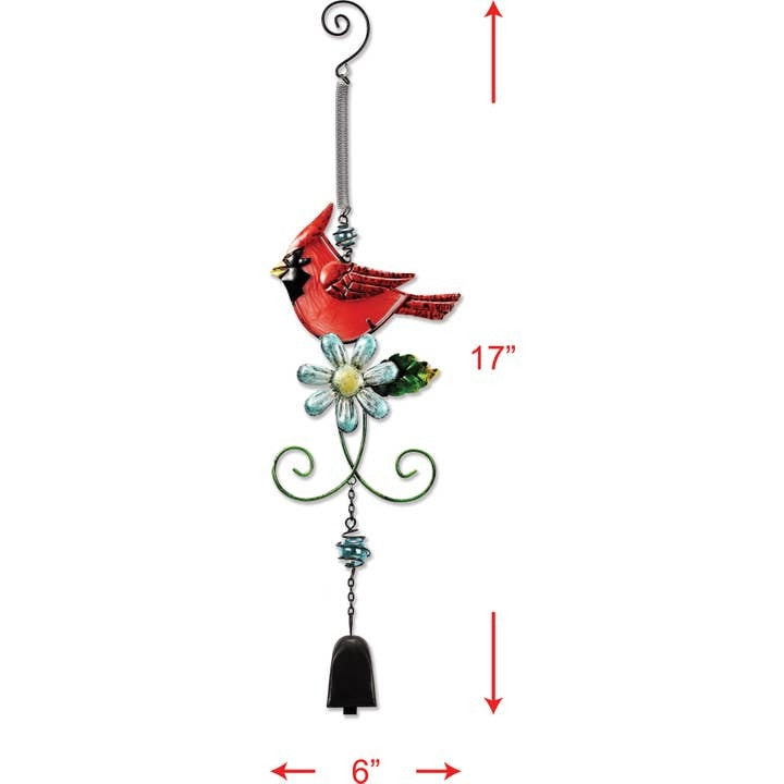 Cardinal Metal and Glass Red Bouncy Mobile
