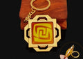 Genshin Impact Vision 'Liyue Geo' Keyring Metal Keychain