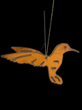 Hummingbird 3D Large Hanging Rusty Metal Art