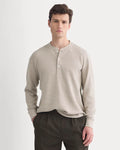 Thermal Henley in Cozy Waffle