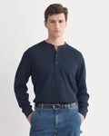 Thermal Henley in Cozy Waffle