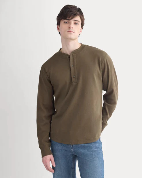 Vintage Rib Henley