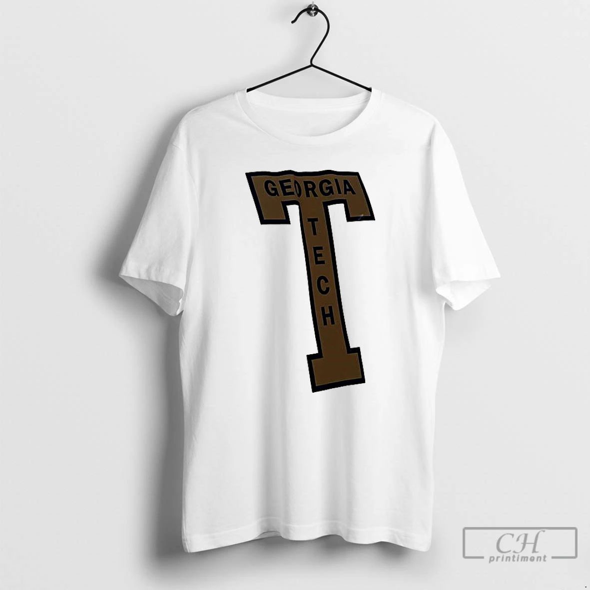 Premium Georgia Tech Yellow Jackets T Football Logo T Shirts Unisex T-shirt, Sweatshirt, Hoodie, Long Sleeve Tee